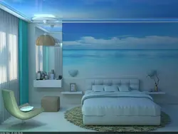 Color Combination In The Interior Of A Marine Bedroom