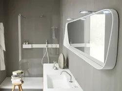 Mirror On The Bath Wall Photo
