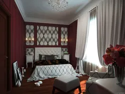 Photo of burgundy bedrooms
