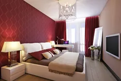 Photo of burgundy bedrooms