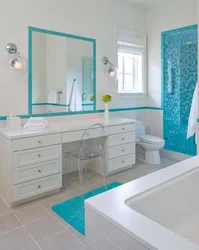 What Color Goes With Turquoise In The Bathroom Interior