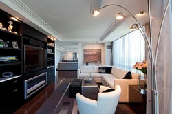 Design long kitchen living room