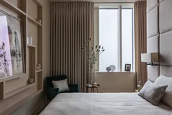 Дизайн спальни без окна в современном стиле