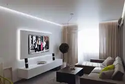 Дизайн квадратной гостиной комнаты фото