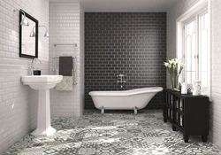 Floor tiles for bathroom photo