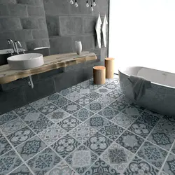 Floor tiles for bathroom photo