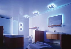 Lighting for suspended ceiling photo bath