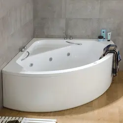 Дызайн ванных пакояў з паўкруглымі ваннаў