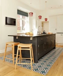 Design Of Combined Floors In The Kitchen