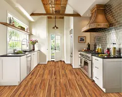 Design Of Combined Floors In The Kitchen