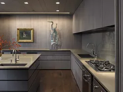 Gray Kitchen Minimalism Design