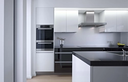 Gray kitchen minimalism design
