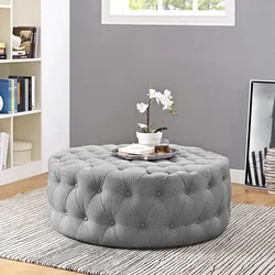 Ottoman in the living room photo