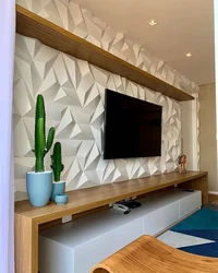 Plaster Panels In The Living Room Photo