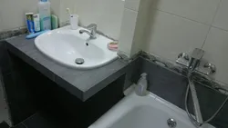 Как установить раковину в ванной фото