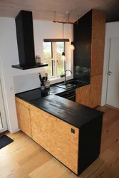 DIY OSB kitchen photo