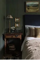 Khaki bedroom design