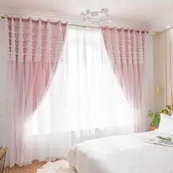 Curtains for the bedroom in a modern style design