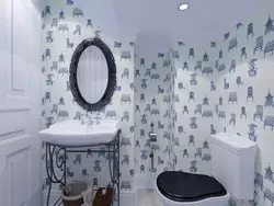 Wallpaper for the bathroom, washable, moisture-resistant photo