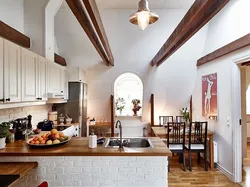 Kitchen with 3 meter ceilings design