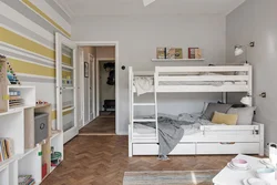 Bedroom With Bunk Bed Interior