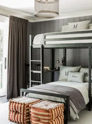 Bedroom with bunk bed interior