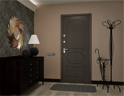Современный дизайн входной двери в квартире
