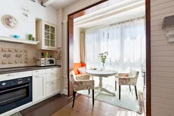 How To Arrange A Kitchen With A Balcony Photo
