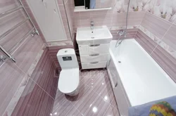 Design of a combined bath in a panel house