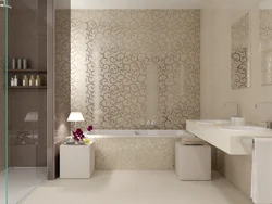 What kind of tiles are fashionable for a bathtub photo