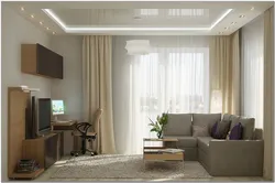 Corner Living Room Design Photo