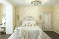 Molding Above The Bed In The Bedroom Photo