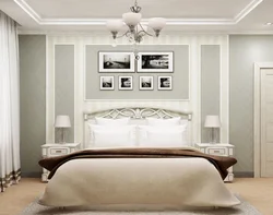 Молдинги для стен в интерьере спальни фото дизайн