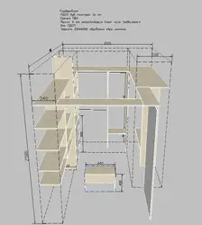 Wardrobe room designs with photo dimensions