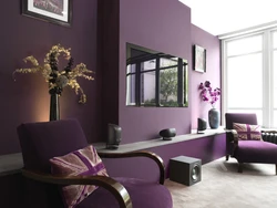 Модный цвет стен в интерьере гостиной