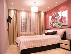 Interior Of A Bedroom In An Inexpensive House