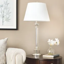 Nightstand lamp for bedroom photo