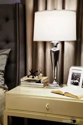 Nightstand lamp for bedroom photo