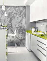 Kitchen In Gray Tones Design Wallpaper