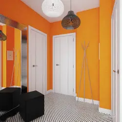 Interior bright hallway