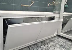 Экран под ванну раздвижной своими руками фото