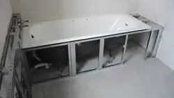 Экран пад ванну рассоўны сваімі рукамі фота