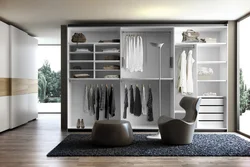 Stylish wardrobes for the living room photo