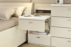 Bedside table chest of drawers for bedroom photo