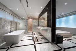 Open bathroom design