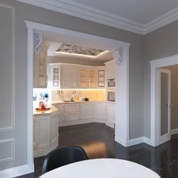 Decorative kitchen partition design