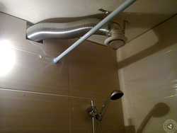 Photo ventilation in the bathroom and toilet