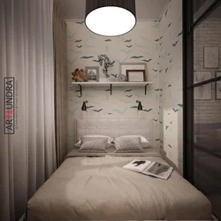 Дизайн спальни в комнате без окна