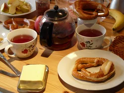Photo of tea in the kitchen