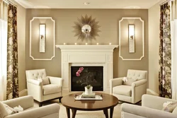 Wall lamps in the living room photo modern